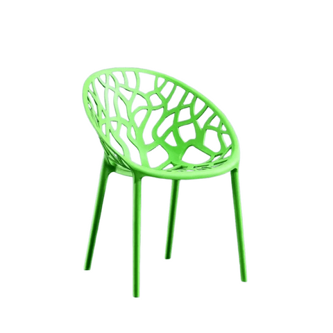 Oaknest Designer Hollow Stackable Outdoor Plastic Chair