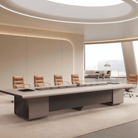 Obscur Luxury Office Wooden Conference Meeting Table