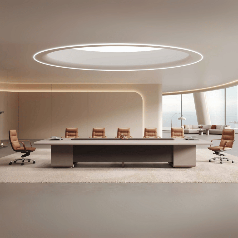 Obscur Luxury Office Wooden Conference Meeting Table