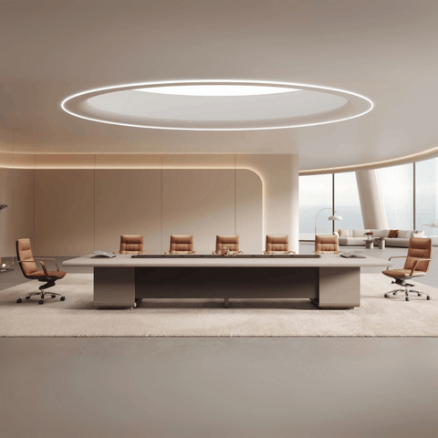 Obscur Luxury Office Wooden Conference Meeting Table