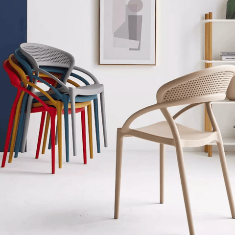 Olivia Modern Stackable Dining Room Plastic Chair