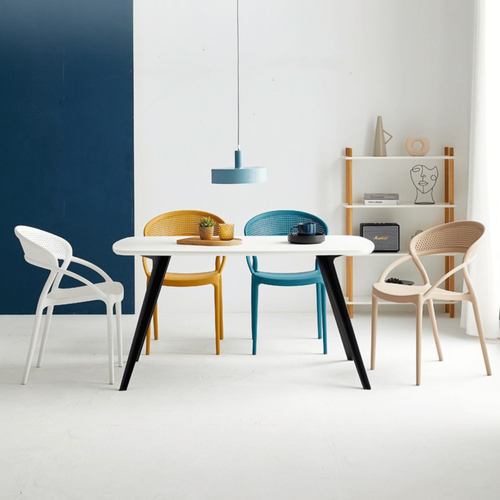 Olivia Modern Stackable Dining Room Plastic Chair