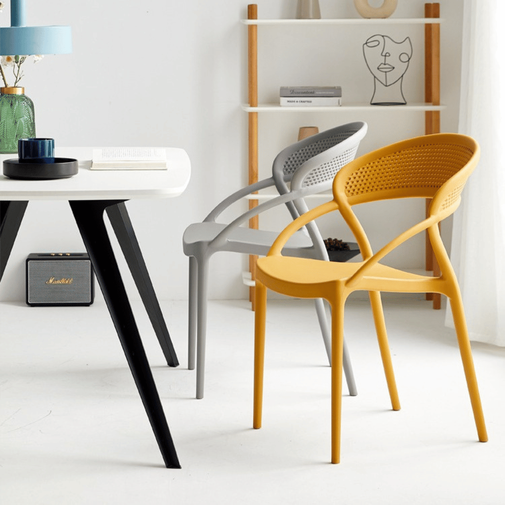 Olivia Modern Stackable Dining Room Plastic Chair