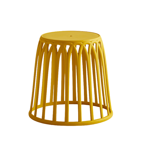 Orbi Stackable Plastic Round Barrel Stool Chair
