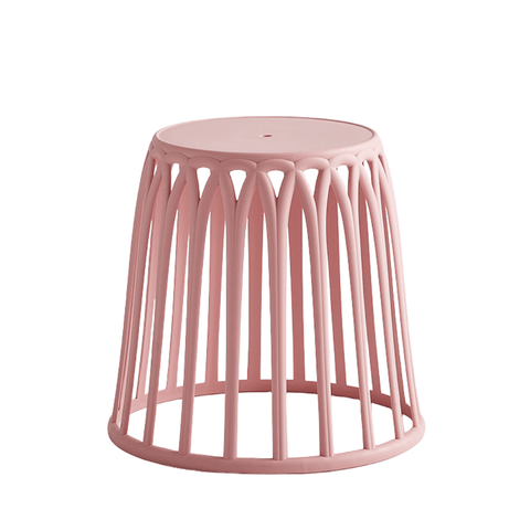 Orbi Stackable Plastic Round Barrel Stool Chair