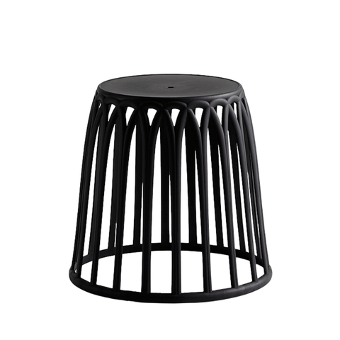 Orbi Stackable Plastic Round Barrel Stool Chair