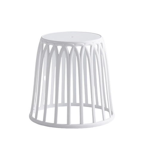 Orbi Stackable Plastic Round Barrel Stool Chair