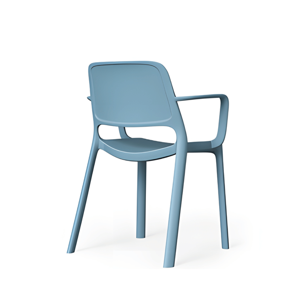 Stackable Small Plastic Chair Orenda-B Simple Plastic Stackable Public Chair with Armrest – Gavisco ...