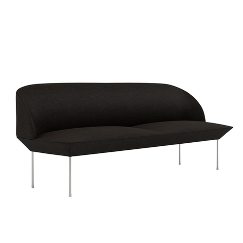 Oslo Three Seater Modern Fabric Office Lounge Sofa