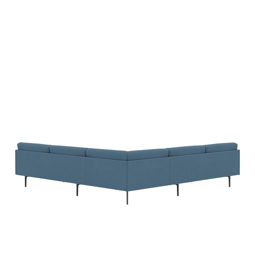 Outline Minimalist L-Shaped Deep Seat Office Lounge Corner Sofa