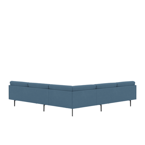 Outline Minimalist L-Shaped Deep Seat Office Lounge Corner Sofa - Gavisco Office Furniture