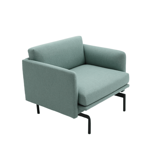 Outline Single Seater Minimalist Deep Seat Office Lounge Sofa