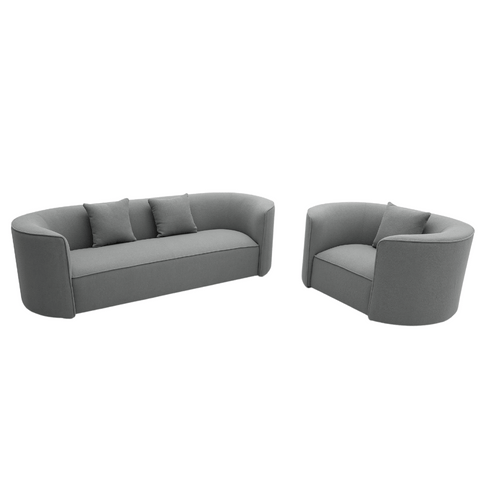 Oval Four Seater Modern Office Curved Sectional Lounge Sofa