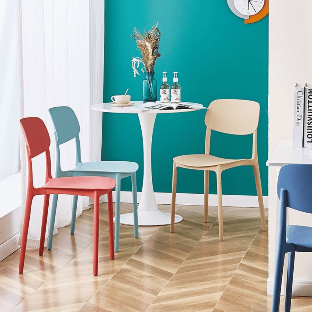 Ovella Modern Stackable Plastic Chair