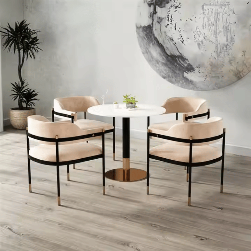 Pama Minimalist Slim Dining Room Side Chair