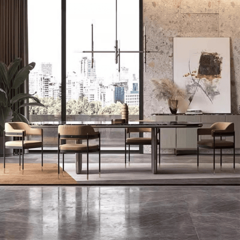 Pama Minimalist Slim Dining Room Side Chair