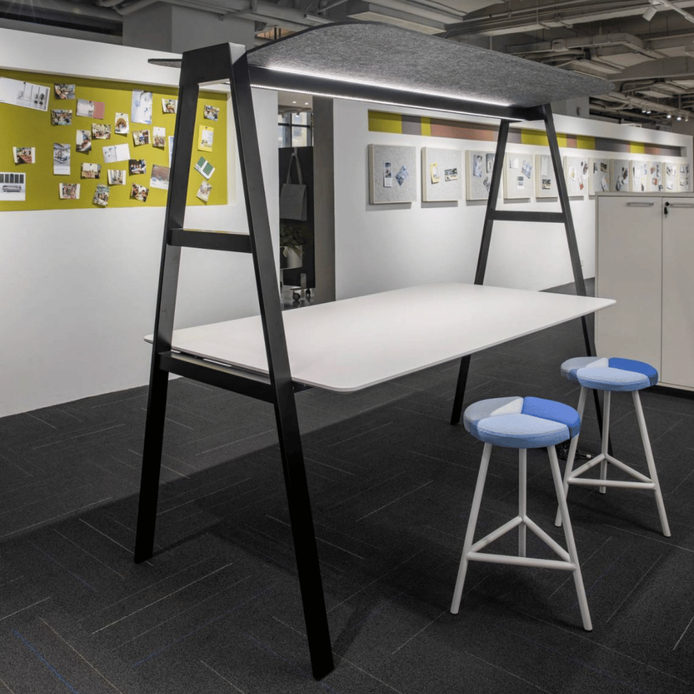 PEAK Metal Frame Collaborative Meeting Table
