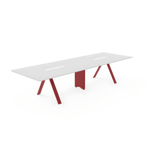 PEAK Metal Frame Office Conference Meeting Table - Gavisco Office Furniture