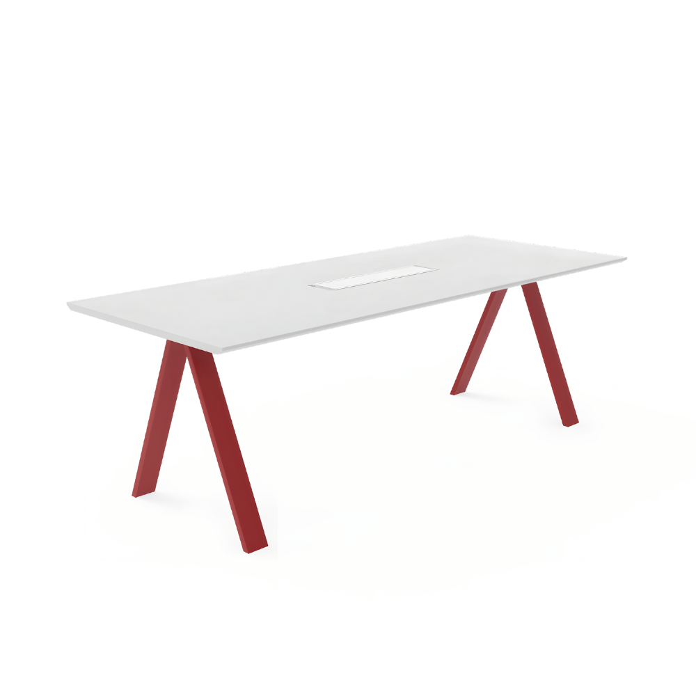 PEAK Metal Frame Office Conference Meeting Table - Gavisco Office Furniture