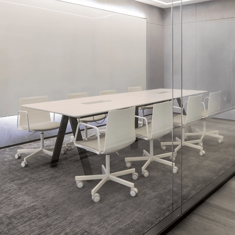 PEAK Metal Frame Office Conference Meeting Table - Gavisco Office Furniture