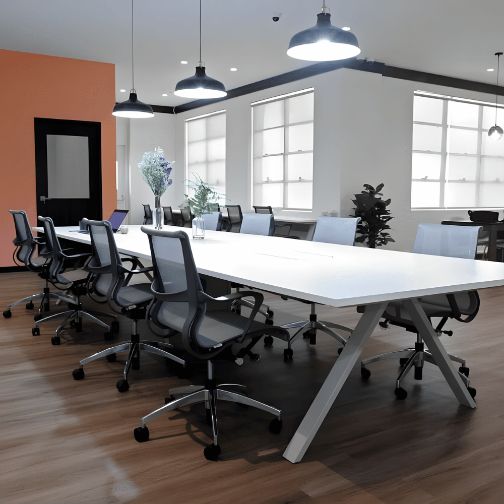 PEAK Metal Frame Office Conference Meeting Table - Gavisco Office Furniture