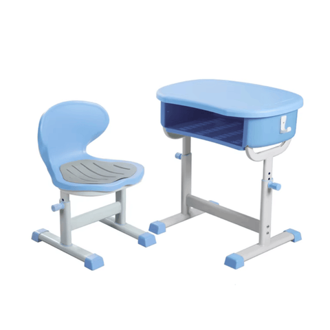 Pebble Kindergarten Student Round Desk and Chair Set