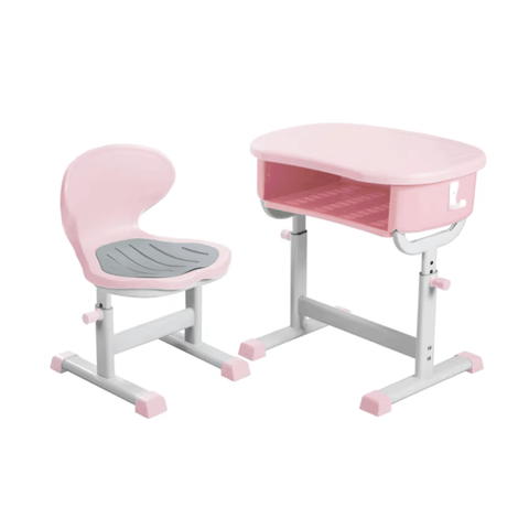 Pebble Kindergarten Student Round Desk and Chair Set