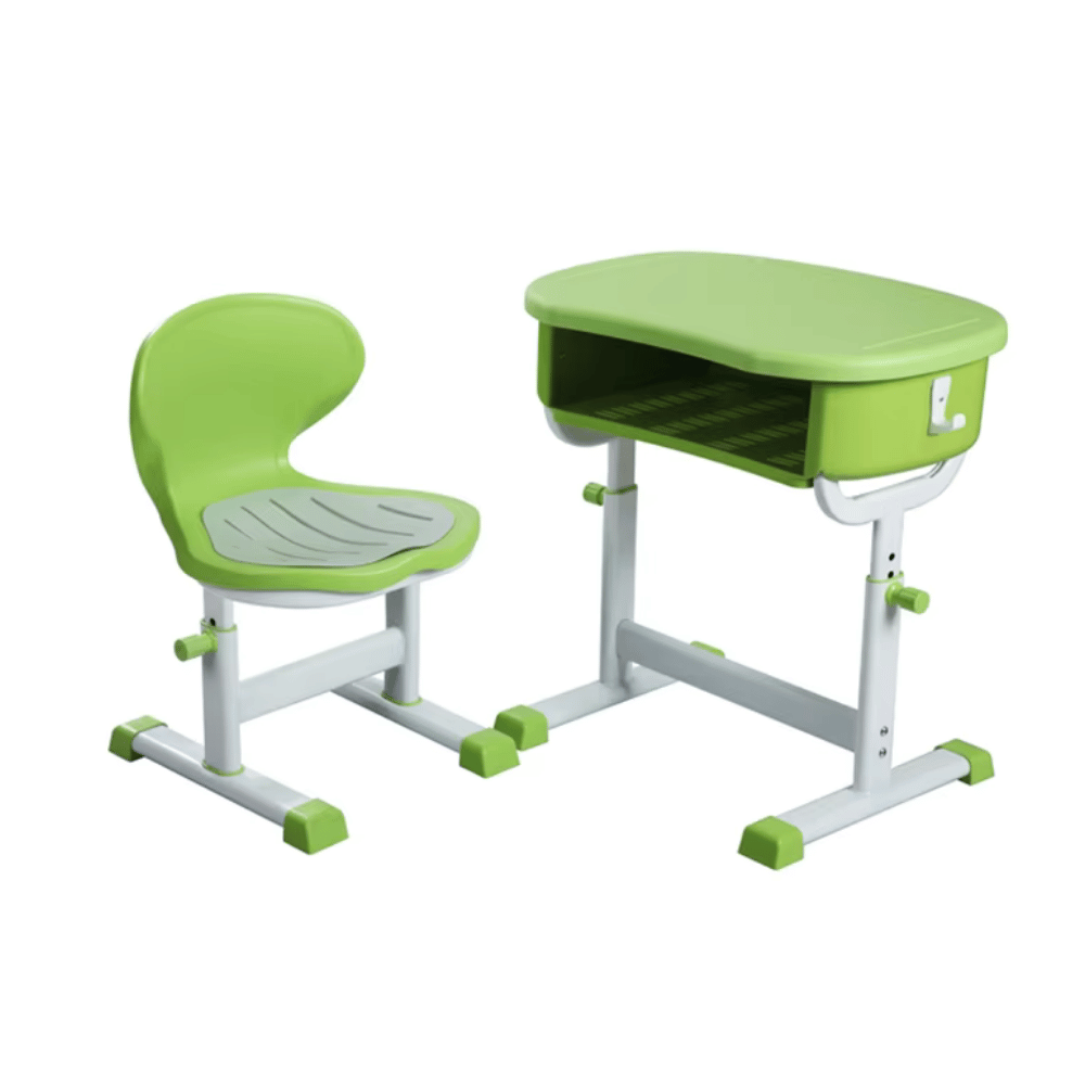 Pebble Kindergarten Student Round Desk and Chair Set