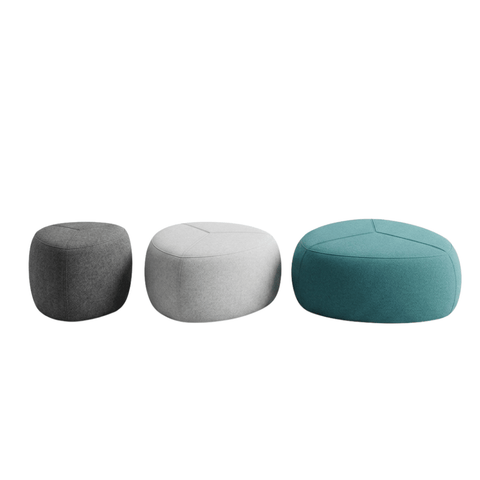 Pebble Modern Lounge Sofa Pouf Ottoman