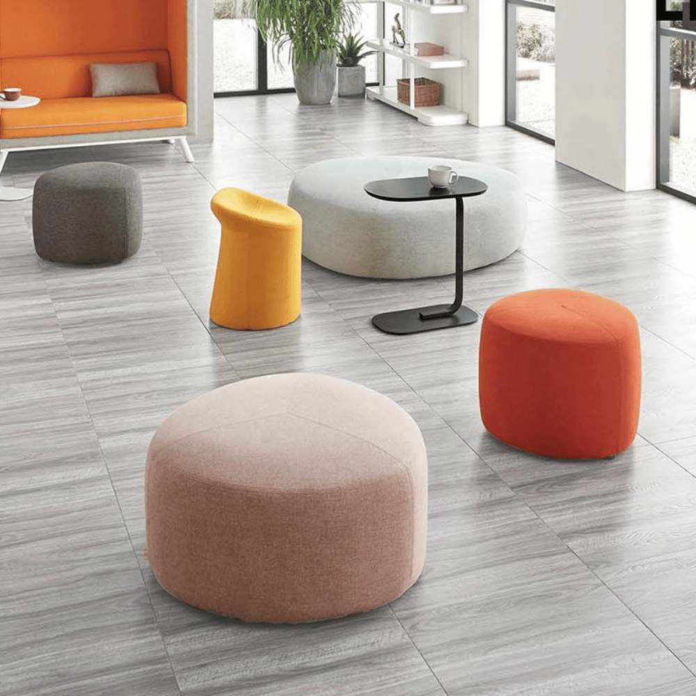 Pebble Modern Lounge Sofa Pouf Ottoman