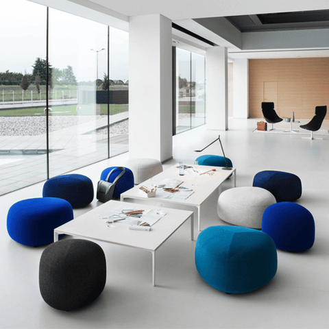 Pebble Modern Lounge Sofa Pouf Ottoman