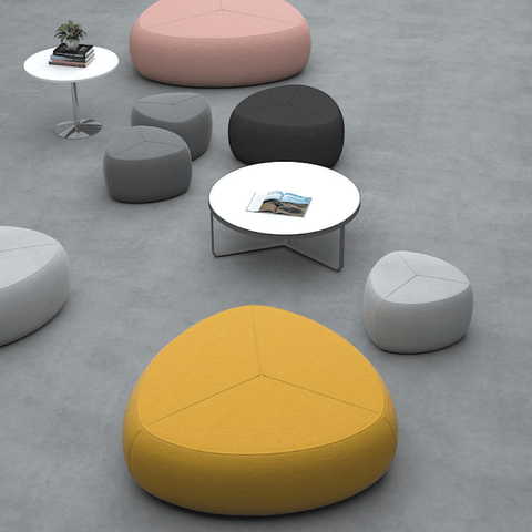 Pebble Modern Lounge Sofa Pouf Ottoman