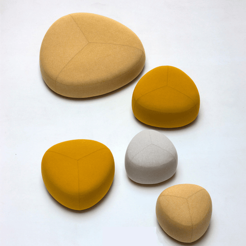 Pebble Modern Lounge Sofa Pouf Ottoman