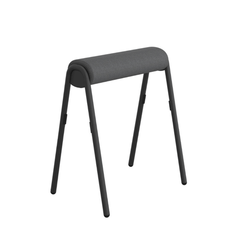 Perch Modern Fabric Office Stackable Leaning High Stool