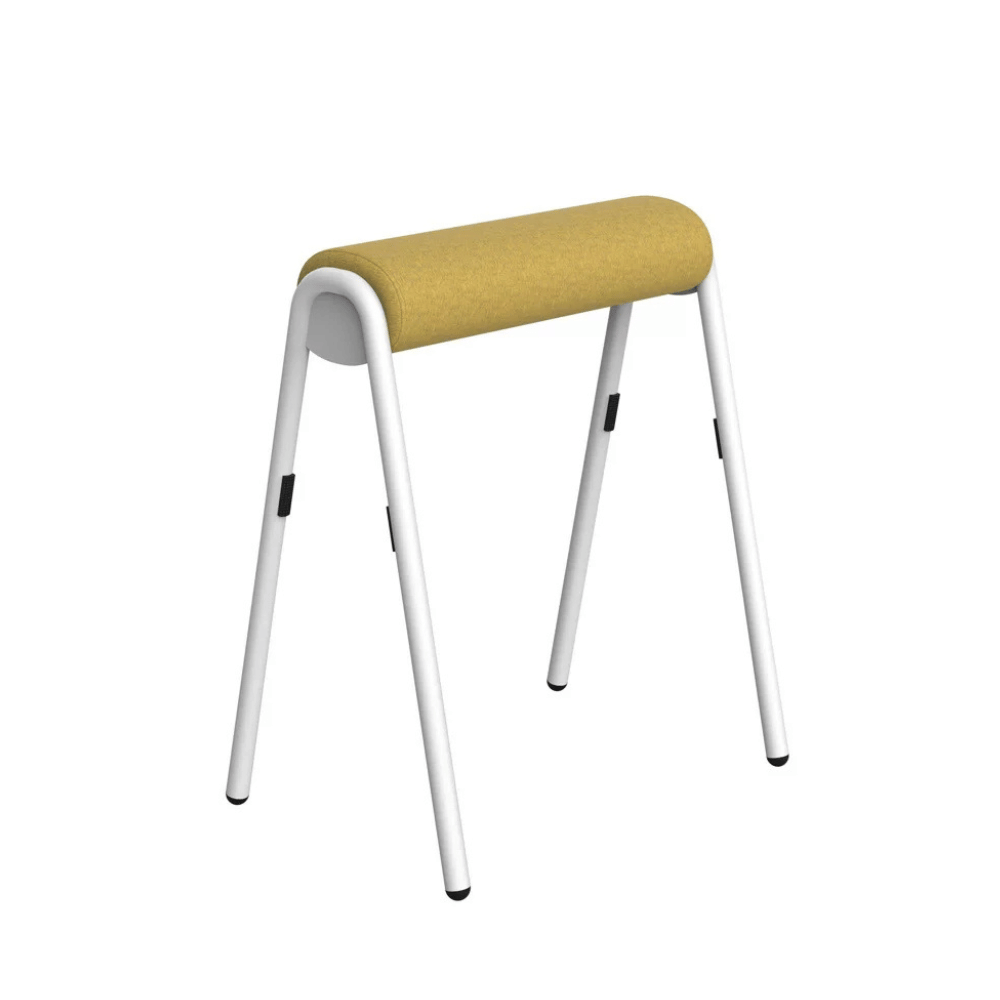 Perch Modern Fabric Office Stackable Leaning High Stool