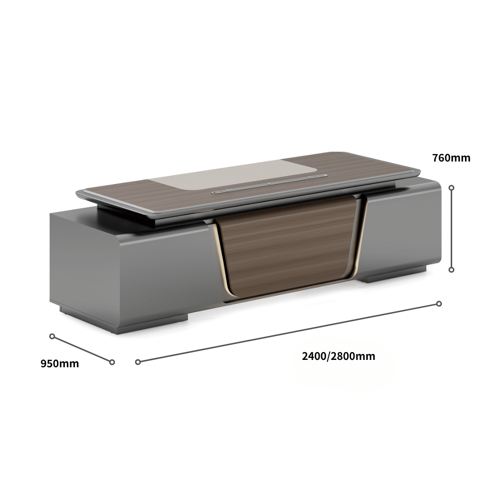 Pinnacle Modern Luxury CEO Office Advance Executive Desk