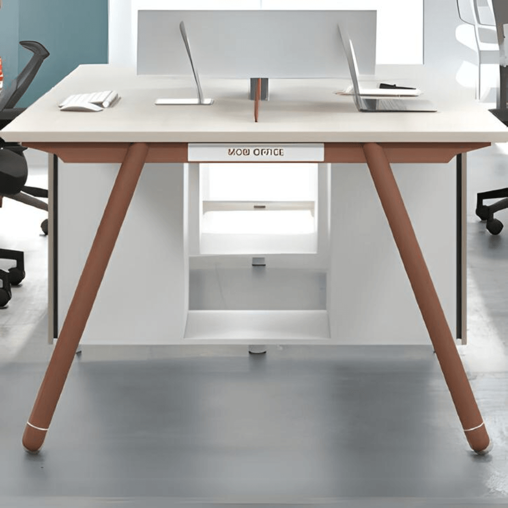 Pioneer-B Office Desk Workbench with Side Storage Cabinet - Gavisco Office Furniture