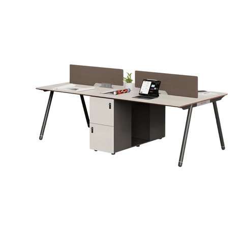 Pioneer-B Office Desk Workbench with Side Storage Cabinet - Gavisco Office Furniture