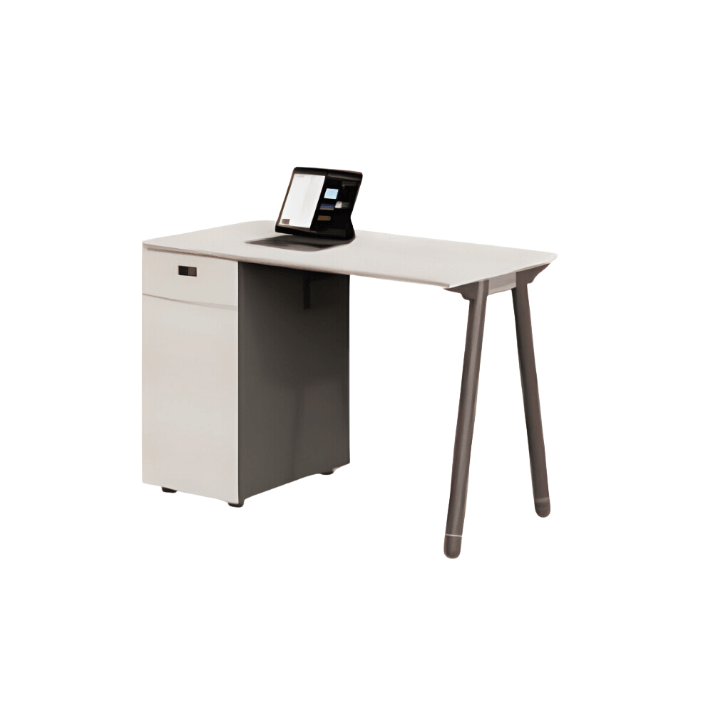 Pioneer-B Office Desk Workbench with Side Storage Cabinet - Gavisco Office Furniture