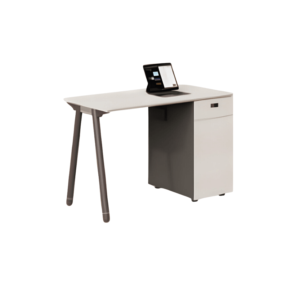 Pioneer-B Office Desk Workbench with Side Storage Cabinet - Gavisco Office Furniture