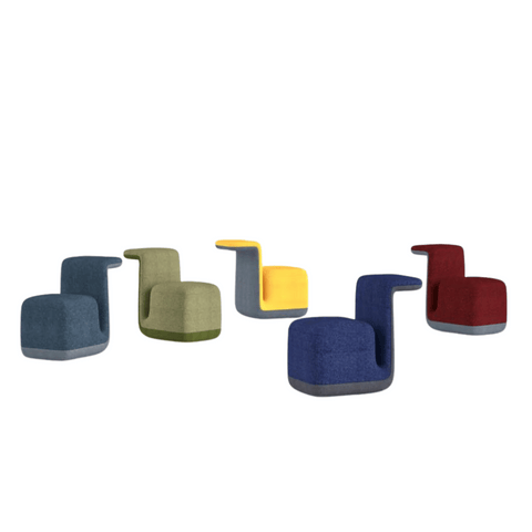 Pipe Fabric Office Multifunctional Sitting Pier Pouf - Gavisco Office Furniture