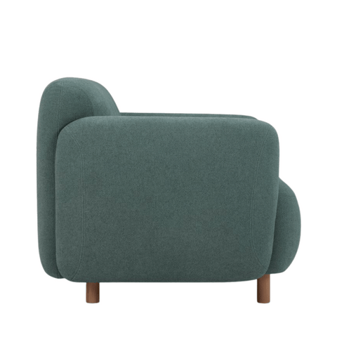 Piple Single Seater Modern Fabric Puffy Lounge Sofa