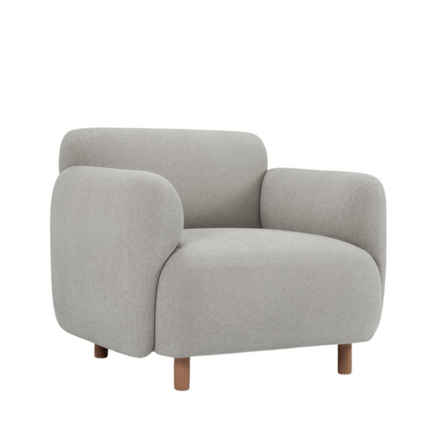 Piple Single Seater Modern Fabric Puffy Lounge Sofa