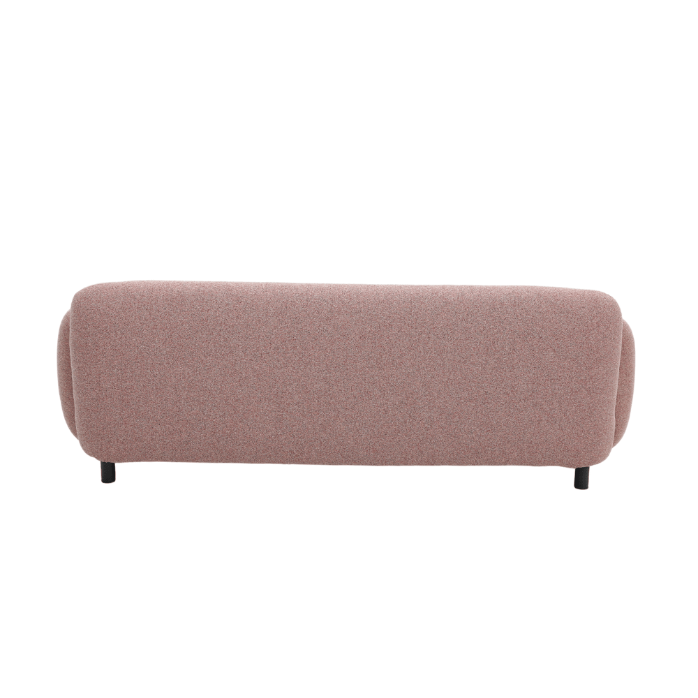 Piple Three Seater Modern Fabric Puffy Lounge Sofa