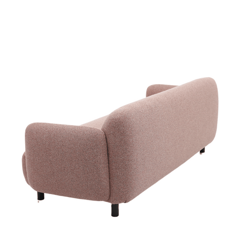 Piple Three Seater Modern Fabric Puffy Lounge Sofa