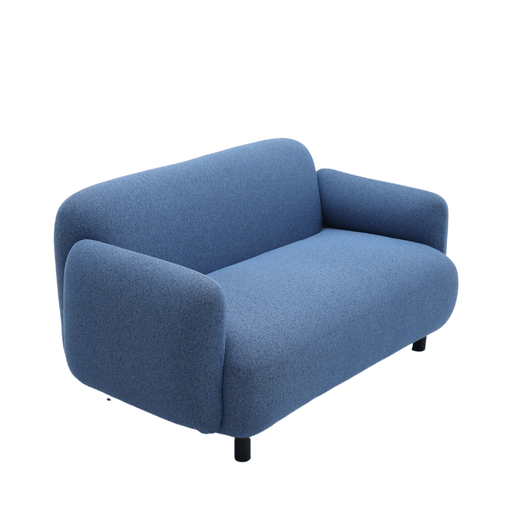 Piple Two Seater Modern Fabric Puffy Lounge Sofa