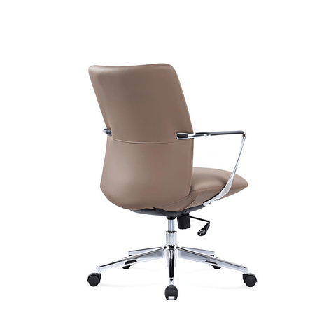 Pieces-M Mid Back Genuine Leather Executive Chair - Gavisco Office Furniture