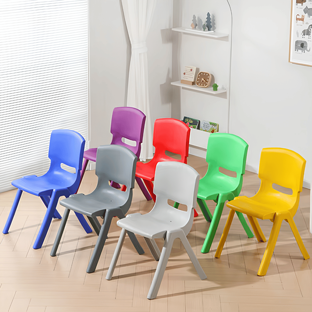 Pixel School Plastic Stackable Chair