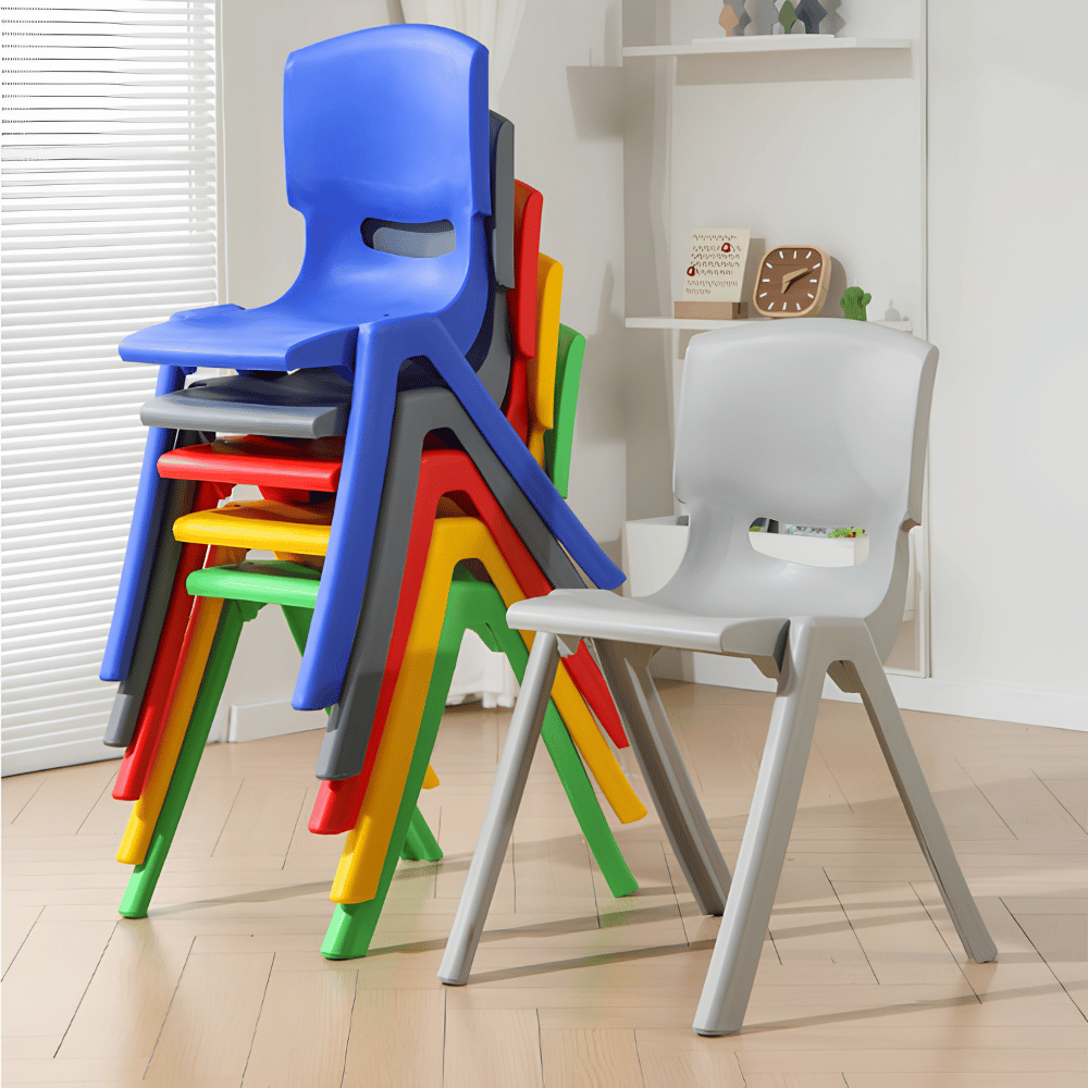 Pixel School Plastic Stackable Chair