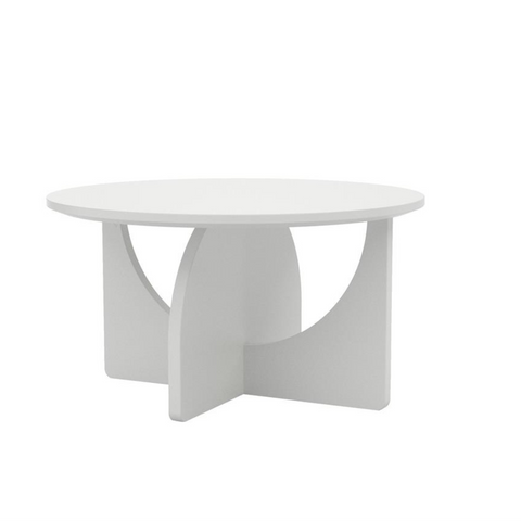Plank Modern Office Round Coffee Side Table - Gavisco Premium Office Furniture